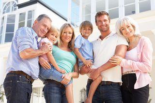 Family Standing Together
