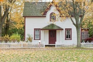 house in the fall