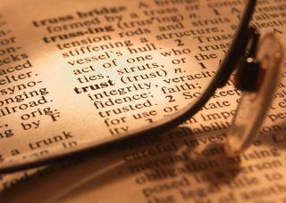 text in a book